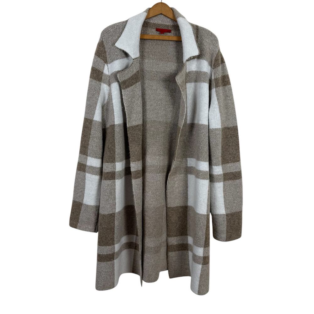 Womens Open Cardigan Size Large Long Oversized Winter Cozy Comfy Warm Minimalist